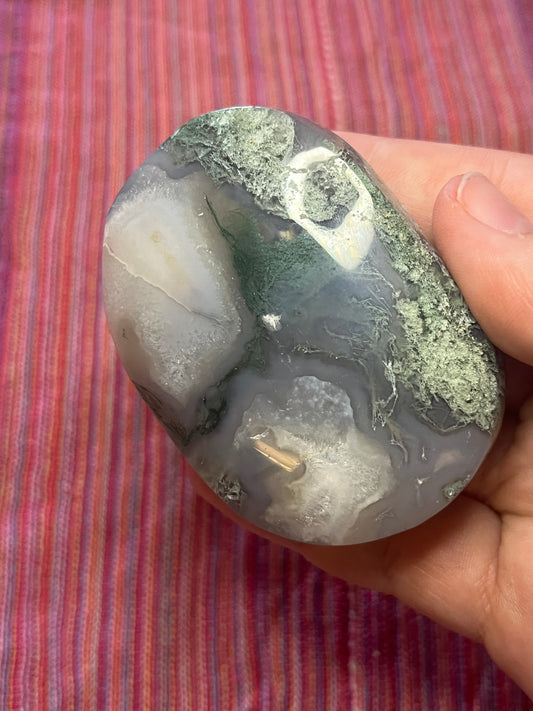 Moss Agate Palmstone