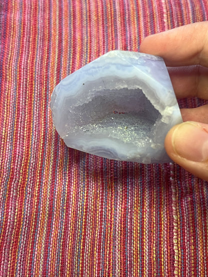 Blue Lace Agate Geode