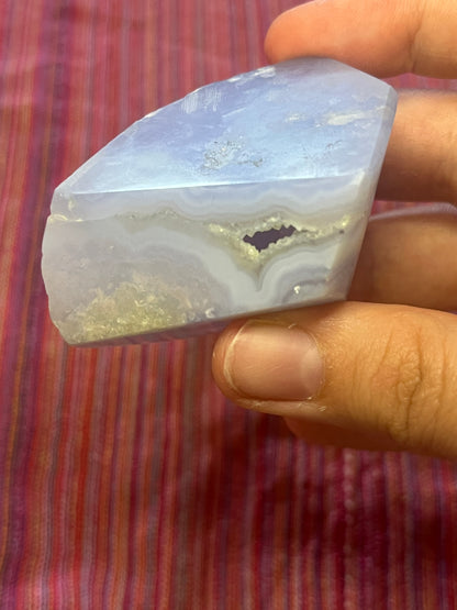 Blue Lace Agate Geode