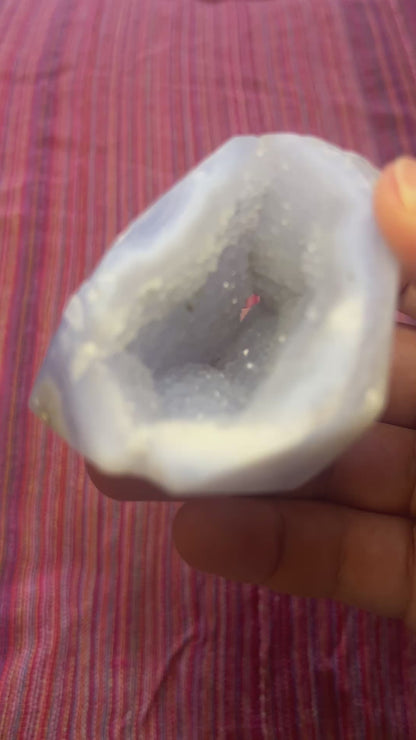 Blue Lace Agate Geode